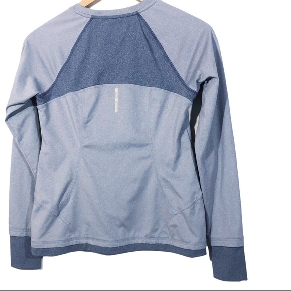 Reebok Active Long Sleeve Workout Tee Gray Women's Size Small - Picture 3 of 5